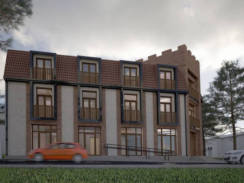 ასეთი ლამაზი შენობით დამშვენდება მალე ქალაქი ცაგერი.